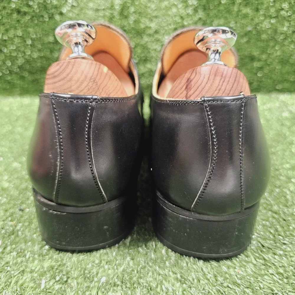 Vintage John‎ Fluevog George Cox Black Leather Dress Shoes Made In England US 12